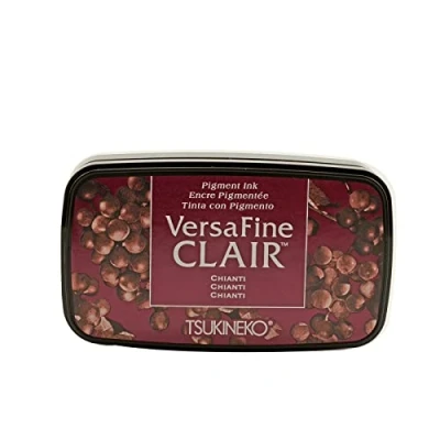 Image of Tsukineko VF CLA 151 Chianti Versafine Clair Ink Pad, Synthetic Material, Pink, 5.6 x 9.7 2.3 cm