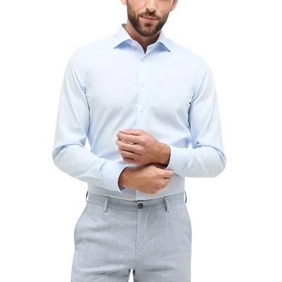 Image of Eterna Men&#039;s Original Shirt Slim Fit, Light Blue, 39