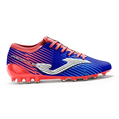Image of Joma Propulsion Cup 2302 White Black Artificial Grass, Men&#039;s Trainers, Royal Fluorescent Orange, 44 EU, Fluorine 10 UK