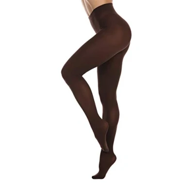 Image of EVERSWE Women&#039;s 80 Den Soft Opaque Tight, Tights (S M, Brown)