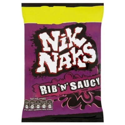 Image of Nik Naks Rib n Saucy Flavour 28 x 30gram