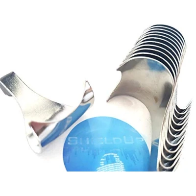 Image of ShieldUp Chrome Picture Rail Hooks x 12