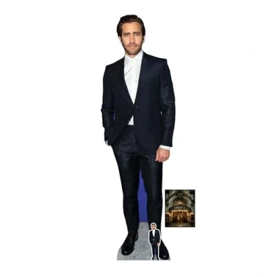 Image of BundleZ 4 FanZ Jake Gyllenhaal Celebrity Lifesize Cardboard Cutout Fan Pack, 184cm x 56cm Includes Mini and 8x10 Photo