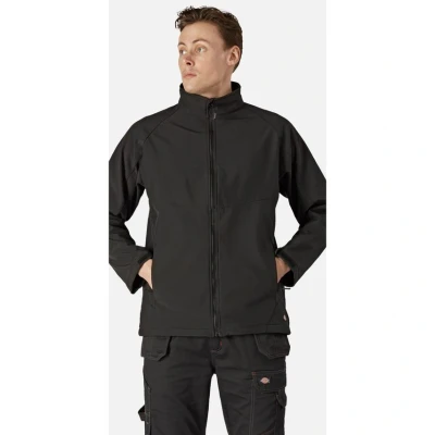 Image of Dickies Outerwear for Men, Softshell Jacket, Waterproof, Black, S