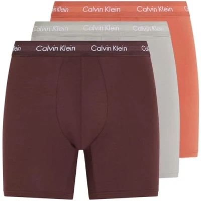 Image of Calvin Klein Underwear Brief 3 PACK Pants, Men&#039;s, Size: Small, Rock ridge/fudge/bruschetta