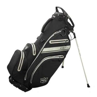 Image of Wilson WS EXO DRY STAND BAG Black/charcoal/silv