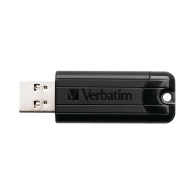 Image of Verbatim Black Pinstripe 16GB USB 3.0 Flash Drive 49316