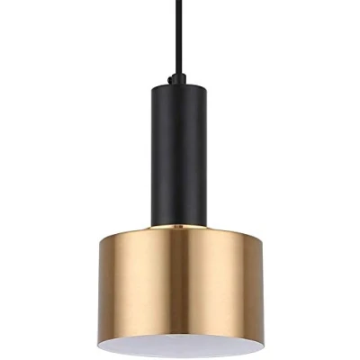 Image of Lywins E27 Modern Black Gold Nordic Pendant Light Fixtures Hanging Lights for Kitchen Island Cafe Bar Dining Room Decor Lighting