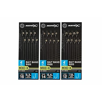 Image of Matrix MXC 3 BAIT BAND RIGS 10CM/4INS (14)