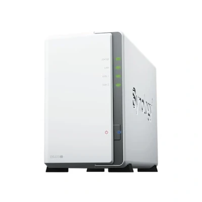 Image of Synology DS223j 2 Bay Diskstation NAS (Realtek RTD1619B 4 Core 1.7 GHz 1GB DDR4 RAM 1xRJ 45 1GbE LAN Port) 8TB Bundle with x 4TB Seagate IronWolf HDDs (ST4000VN006)