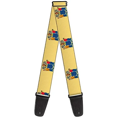Image of Buckle Down GS W31439 &quot;New Jersey Flag&quot; Guitar Strap