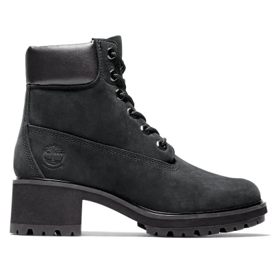 Image of Timberland Kinsley Platform ankle boots, Women&#039;s, Size: 7, Black Leather/synthetics