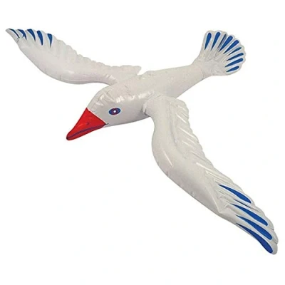 Image of 1 x Large Inflatable 76cm SeaGull Bird Hawaiian Beach Fancy Dress Party Accessory