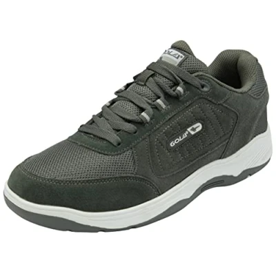 Image of Gola Men&#039;s Belmont 2 Lace Walking Shoe, Charcoal, 11 UK
