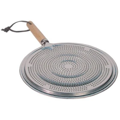 Image of Simmer Ring Electric Cooker, Cooking, Hob, Heat, Diffuser For Gas Tagine Kitchen, Wooden Handle, Induction Adaptor, Plate Stove