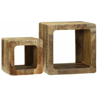 Image of vidaXL TV Unit 36x36x30 cm Solid Wood Mango