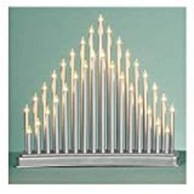 Image of Premier Decorations 36cm Candlebridge Tower, Clear