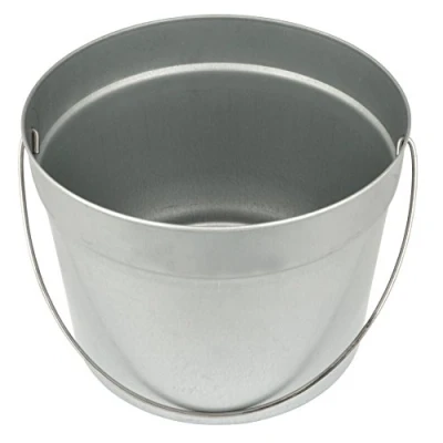 Image of Coral 73711 Endurance Galvanised Metal Paint Kettle Container with Handle for Paints and Paste 2.5 Litre