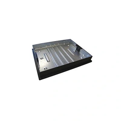 Image of Clark Drain 600 x 80mm Galvanised Block Paving Pavior Manhole Cover 791R/80 (Overall Size: 690 96mm)