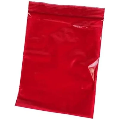 Image of 8&quot; X 10&quot; Reclosable Zipper Bags 2 mil Red (Qty=100) #810rd 100