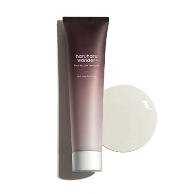 Image of Haruharu WONDER Black Rice Soft Peeling Gel 3.4 fl oz (100ml), Complete exfoliation, moisturizing and nourishing, Dead cell removal, Lavender oil
