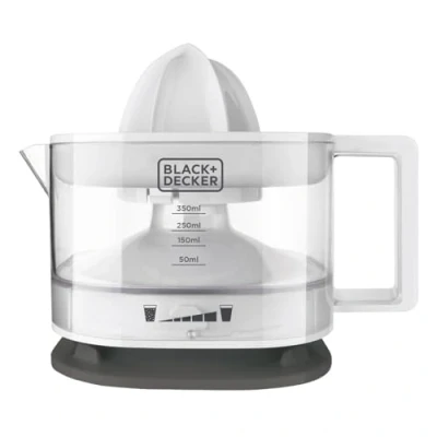 Image of Black+Decker ES9240060B BXCJ25E Electric Citrus Press, Plastic, White