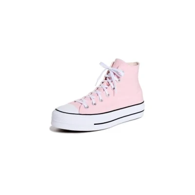 Image of Converse Women&#039;s Chuck Taylor All Star Lift Cozy Utility Sneakers, Donut/Glaze/White/Black, 5 UK