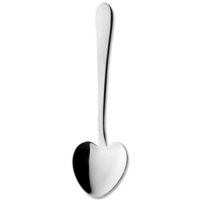 Image of Grunwerg Windsor Set Of 2 Heart Dessert Spoon