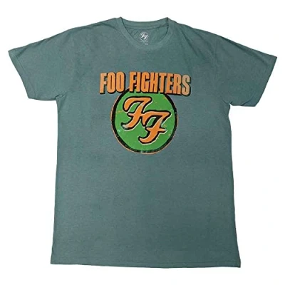 Image of Paradiso Clothing FOO Fighters Graff BAND Print Tshirt, Size: Large, Blue