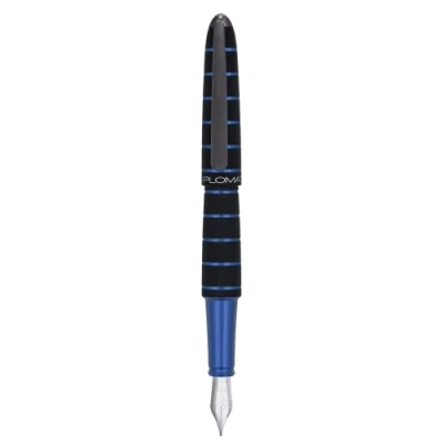 Image of Diplomat Elox Ring Black Blue FP M