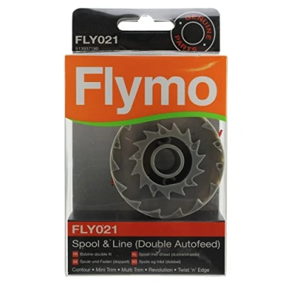 Image of Flymo Genuine Revolution 2500 Strimmer Spool &amp; Line Double Autofeed (FLY021)