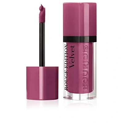 Image of Bourjois Rouge Edition Velvet Liquid Lipstick 36 In Mauve Purples, 6.7ml