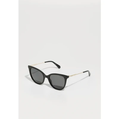 Image of Polaroid Woman PLD 4184/S/X 807/M9 Sunglasses Polycarbonate Black Grey Squared Polarized