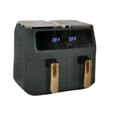 Image of Air Fryer Oven Double Dual Fryers 8L Home Use 2800W with Rapid Technology for Healthy Oil Free &amp; Low Fat cooking Baking and grilling 10 programs