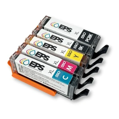 Image of EPS Edible Ink Cartridges 550/551 compatible with Canon iX6850 printer (Also models IP7250 / MG5650 MG5550 MG5450)