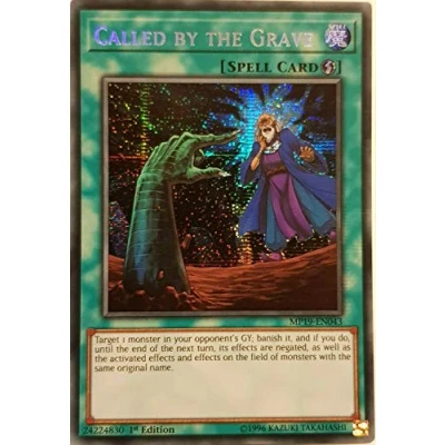 Image of MP19 EN043 1st Ed Called by the Grave Secret Rare Card 2019 Mega Pack Yu Gi Oh Single