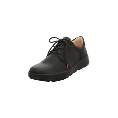 Image of Think! Damen COMODA chromfrei gegerbte nachhaltige Halbschuhe, Schwarz 0000