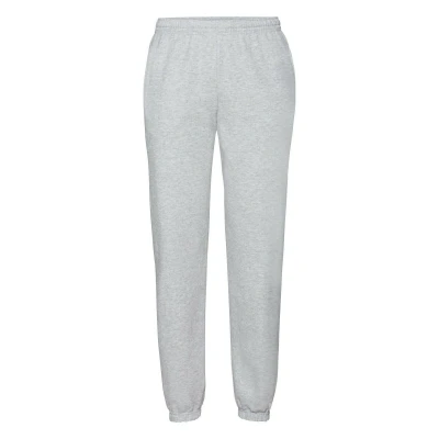Image of Fruit of the Loom Mens Elasticated Jogging Bottoms (Heather Grey) Size 3XL
