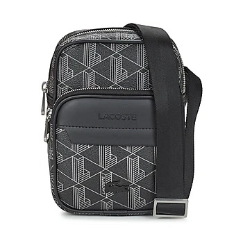 Image of Lacoste THE Blend Unisex Across body bag, Size: One Size, Monogram noir gris