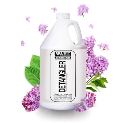 Image of Wahl Dog Detangler Spray, Easy Groom Detangling Hair Conditioner for Dogs, Pet Spray Dematting &amp; Grooming Pets at Home, 1 Gallon Refill