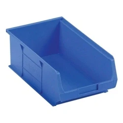 Image of Barton TC4 Small Parts Container Semi Open Front Blue 9.1L (Pack 10)