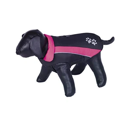 Image of Nobby Sabi 65306 Dog Coat 80 cm Black/Pink
