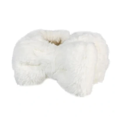 Image of Pearl Make Up Headband White Extra Soft Vintage Cosmetics