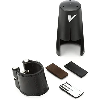 Image of Vandoren Leather Ligature Set for Bb Clarinet LC21P