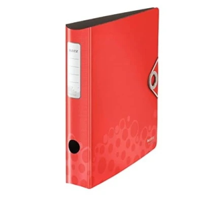 Image of Leitz Bebop Active 60mm 180 Degree Lever Arch File Spine Red