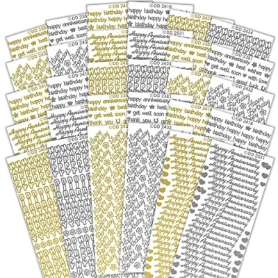 Image of CPD Bumper Value Peel Off Text Lines Sticker, Paper, Assorted, 23 x 11 10 cm