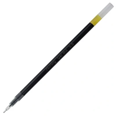 Image of Rotring Tikky Liner Gel 0.5mm Refill Black (Pack of 2)
