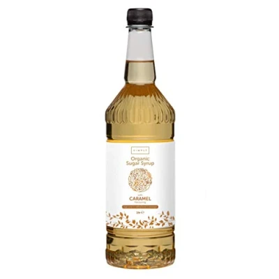 Image of Italian Beverage Company Simply Organic Sugar Syrup with Caramel Flavouring, 1 l