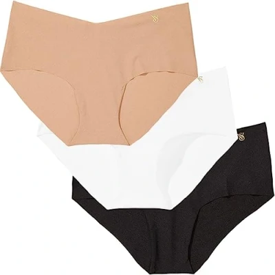 Image of Victoria&#039;s Secret 3 Womens Hiphuggers Seamless Panties, Nude 1, Large