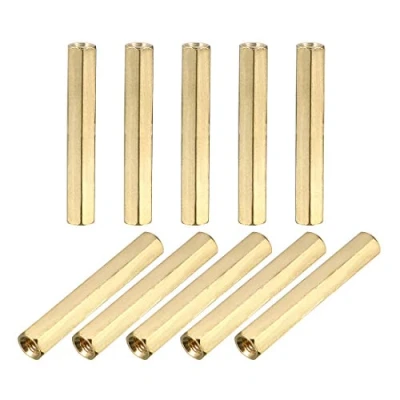 Image of sourcingmap M3x30 Female Hex Brass PCB Motherboard Spacer Standoff for FPV Drone Quadcopter, Computer &amp; Circuit Board 25pcs